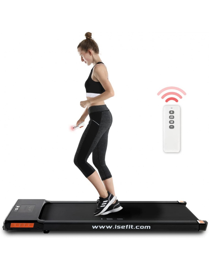 ISE FIT. TAPIS DE COURSE. SY-A144. JUSQU'À 6KM/H. MOTEUR SILENCIEUX (500 W. 0,65CV.). SURFACE DE COURSE : 100X40CM.