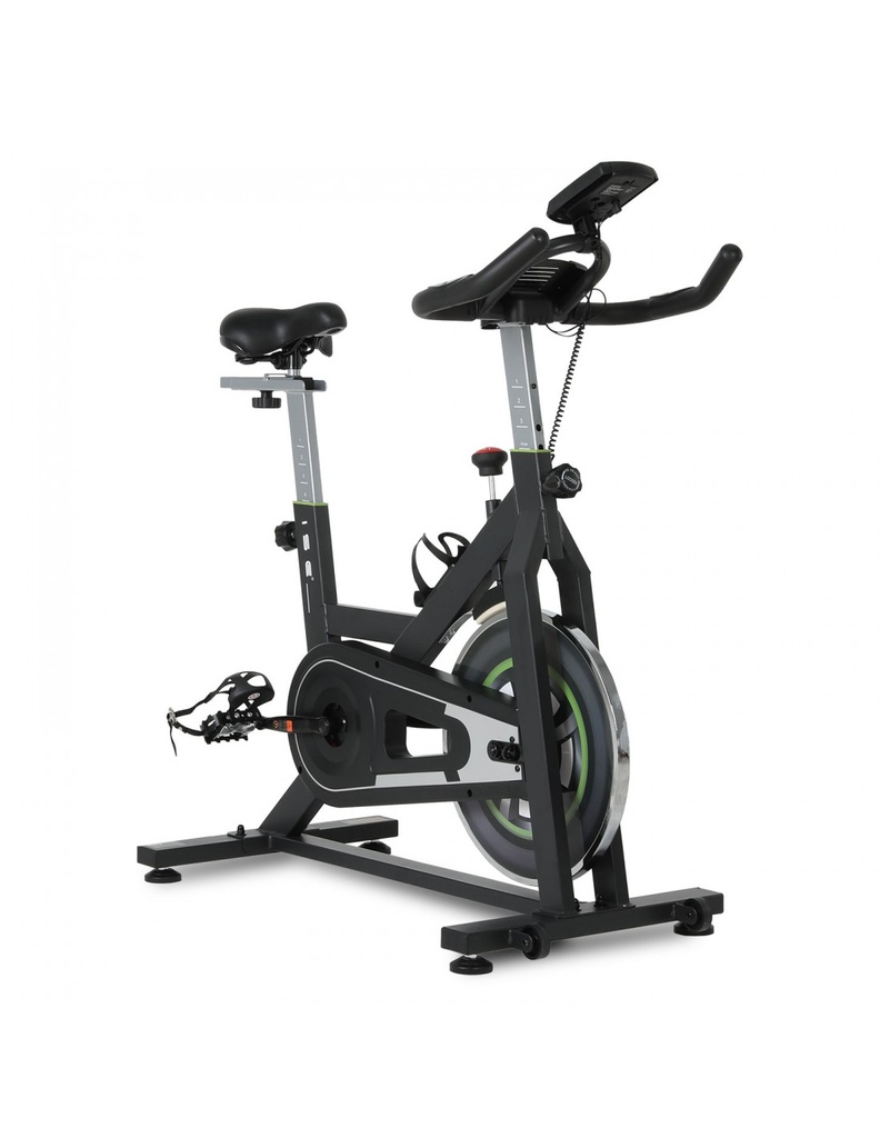 ISE FIT. VÉLO INDOOR. SY-7604. VOLANT D'INERTIE DE 10KG. / TRANSMISSION PAR COURROIE. PULSOMÈTRE.