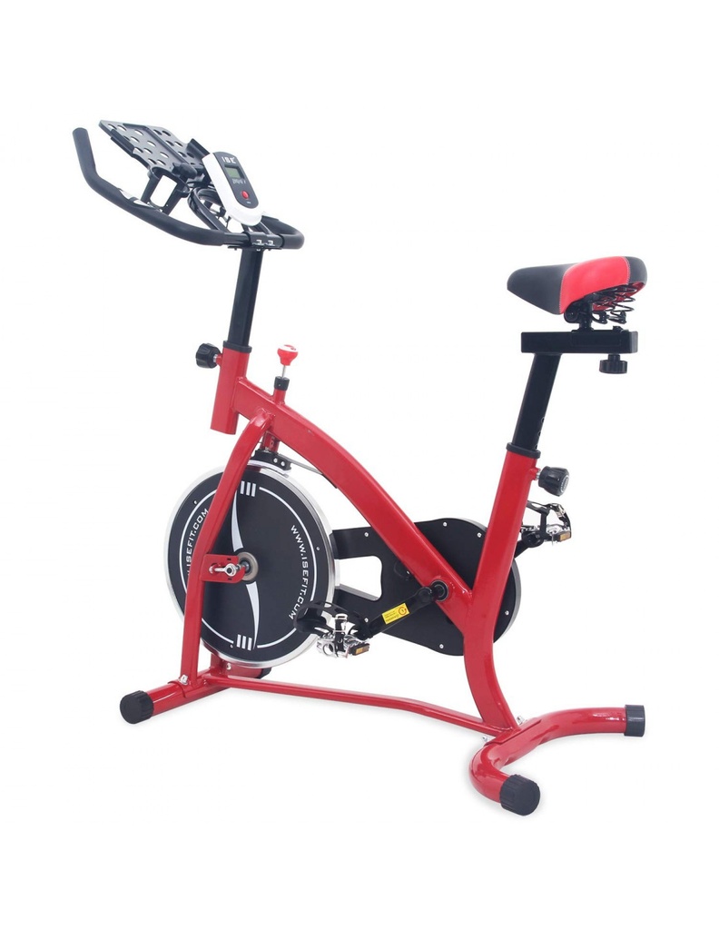 ISE - VÉLO D'APPARTEMENT BIKING - ROUGE - HAWKINS SY-7804S-RE