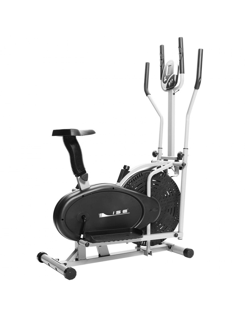ISE VÉLO ELLIPTIQUE 2 EN 1 AVEC MONITEUR LCD SY-9002
