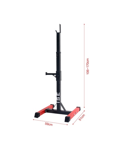 [SY-RK1001 MIKONOS] ISE FIT. SY-RK1001. MIKONOS. BARBELL SUPPORT. SUPPORT DE POIDS RÉGLABLE POUR BARRES DE POIDS.