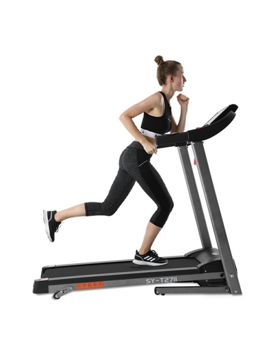 [SY-T2711] ISE FIT. TAPI DE COURSE. SY-T2711. JUSQU'À 14KM/H. ÉCRAN LCD. LUMIÈRE BLEUE. SUPERFICIE DE CARRERA: 100X40CM.