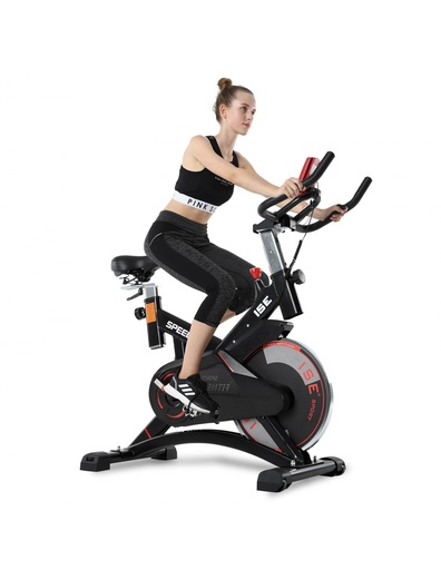 [SY-7005-1] ISE FIT. VÉLO INDOOR. SY-7005-1. MOSCOU. VOLANT D'INERTIE DE 10KG. / TRANSMISSION PAR COURROIE. PULSOMÈTRE.