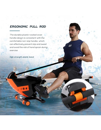 [SY-1756] ISE FIT. SY-1756. RAMEUR MAGNÉTIQUE. 8 NIVEAUX DE RÉSISTANCE. ROUE D'INERTIE DE 8 KG. RANGEMENT VERTICAL.